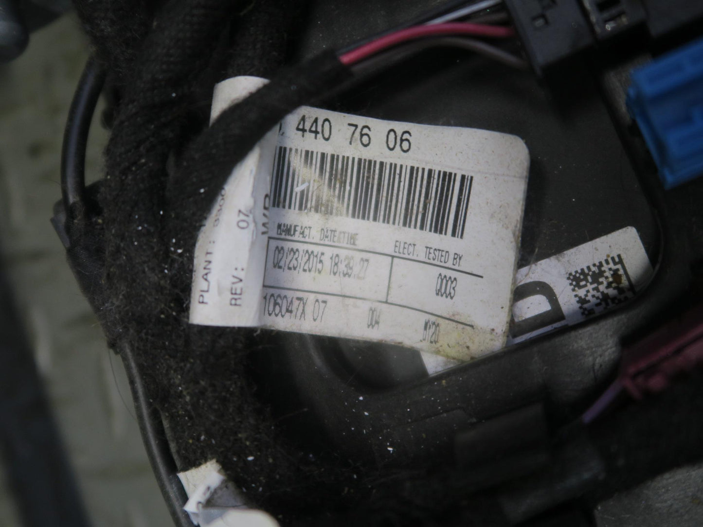 12-15 Mercedes W166 Ml-class Front Left Seat Lower Track Rail Frame w Motors OEM