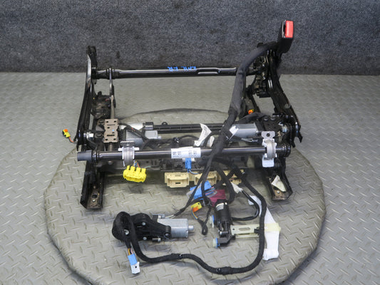 12-15 Mercedes W166 ML Front Right Seat Lower Track Rail Frame w Motors OEM