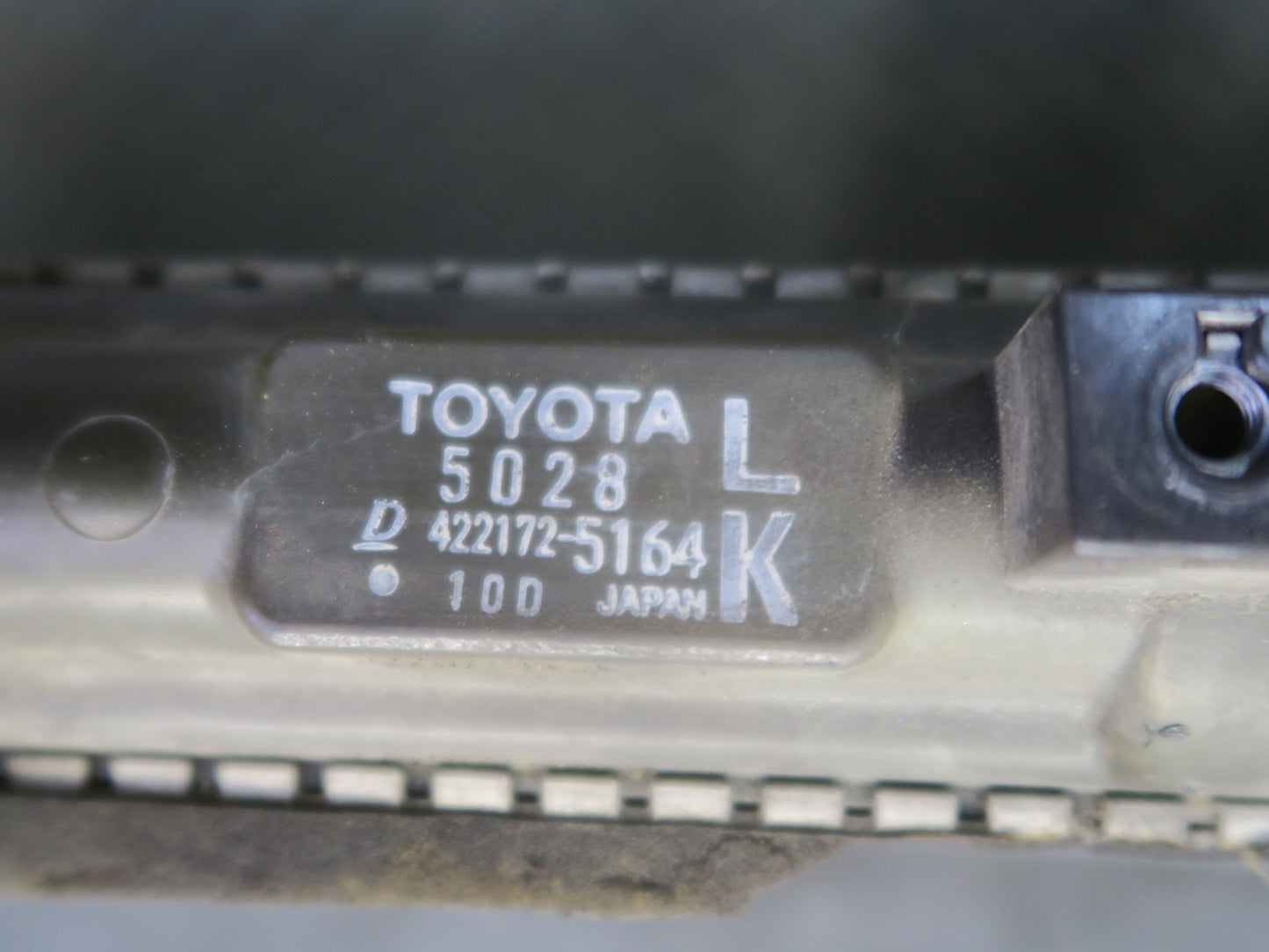 02-10 Lexus UZZ40L SC430 Engine Coolant Radiator w Cap OEM