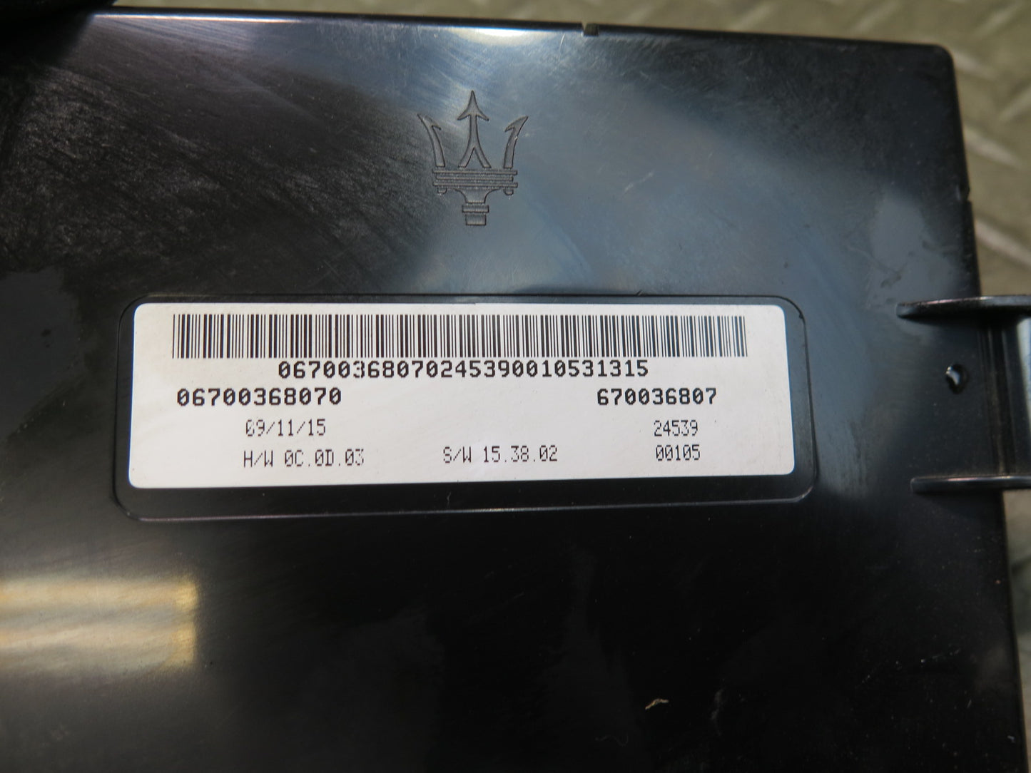 2014-2017 Maserati Ghibli M157 Temperature Climate Control Module 670036807