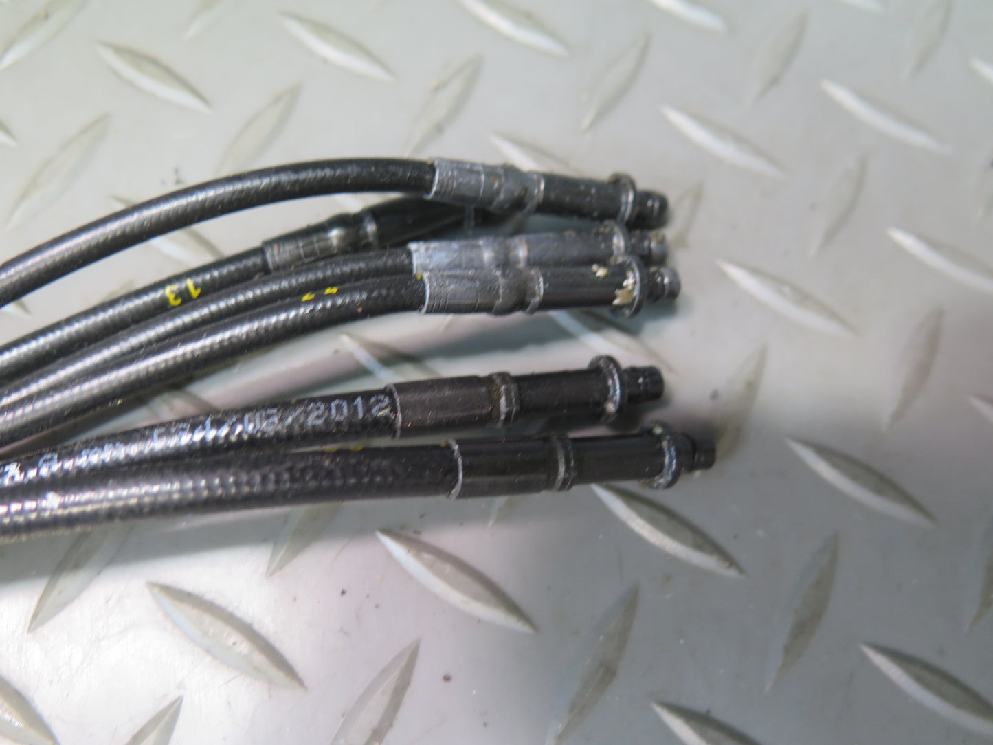 10-17 Audi A5 S5 RS5 Conv Set of 3 Right TOP Roof Hydraulic Cylinder w Hose OEM