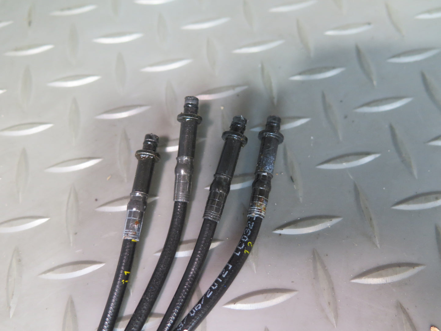 10-17 Audi A5 S5 RS5 Conv Set of 3 Left TOP Roof Hydraulic Cylinder w Hose OEM