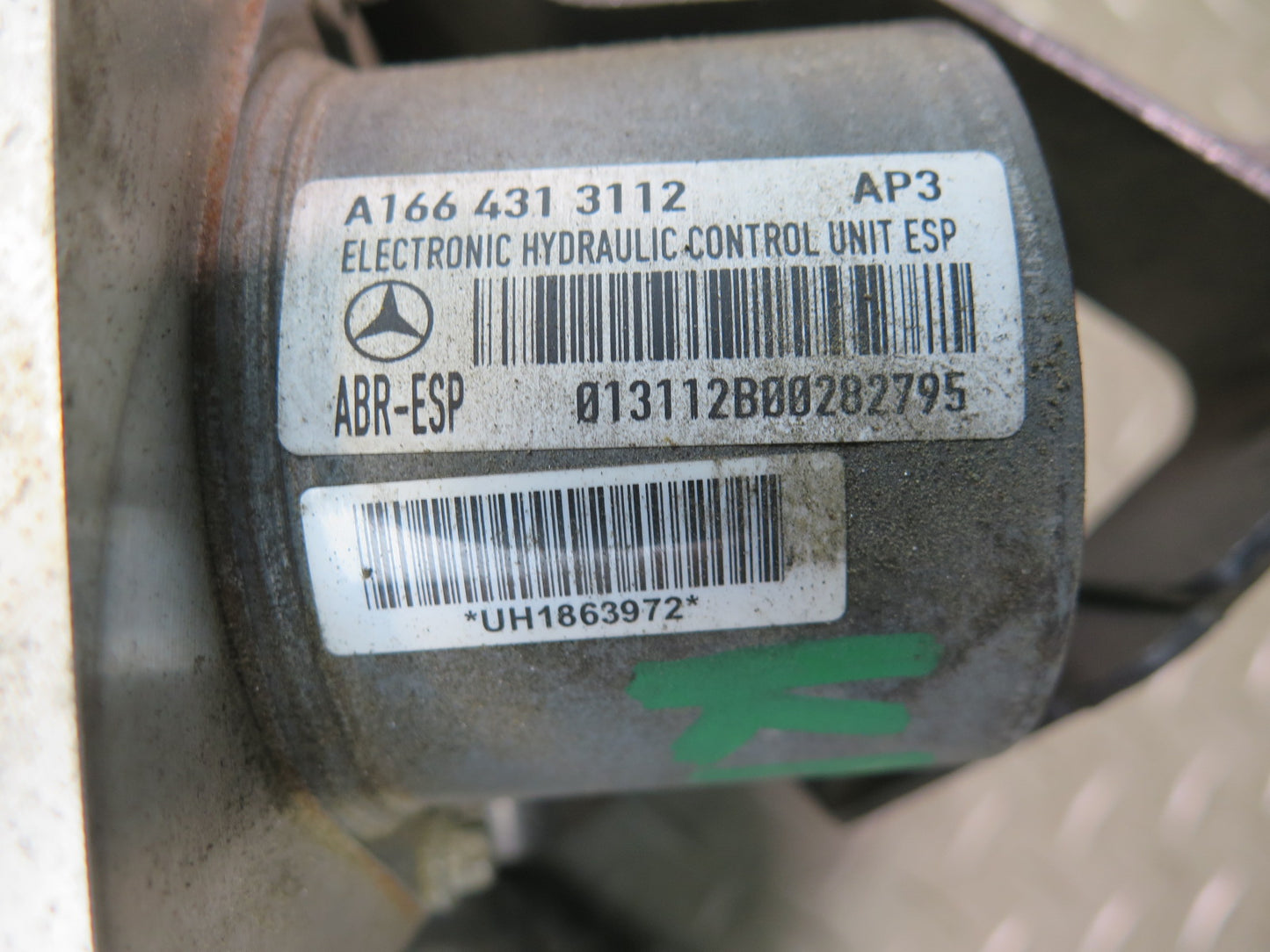 14-15 Mercedes W166 Ml-class Anti Lock Brake ABS Pump Module 1664313112 OEM