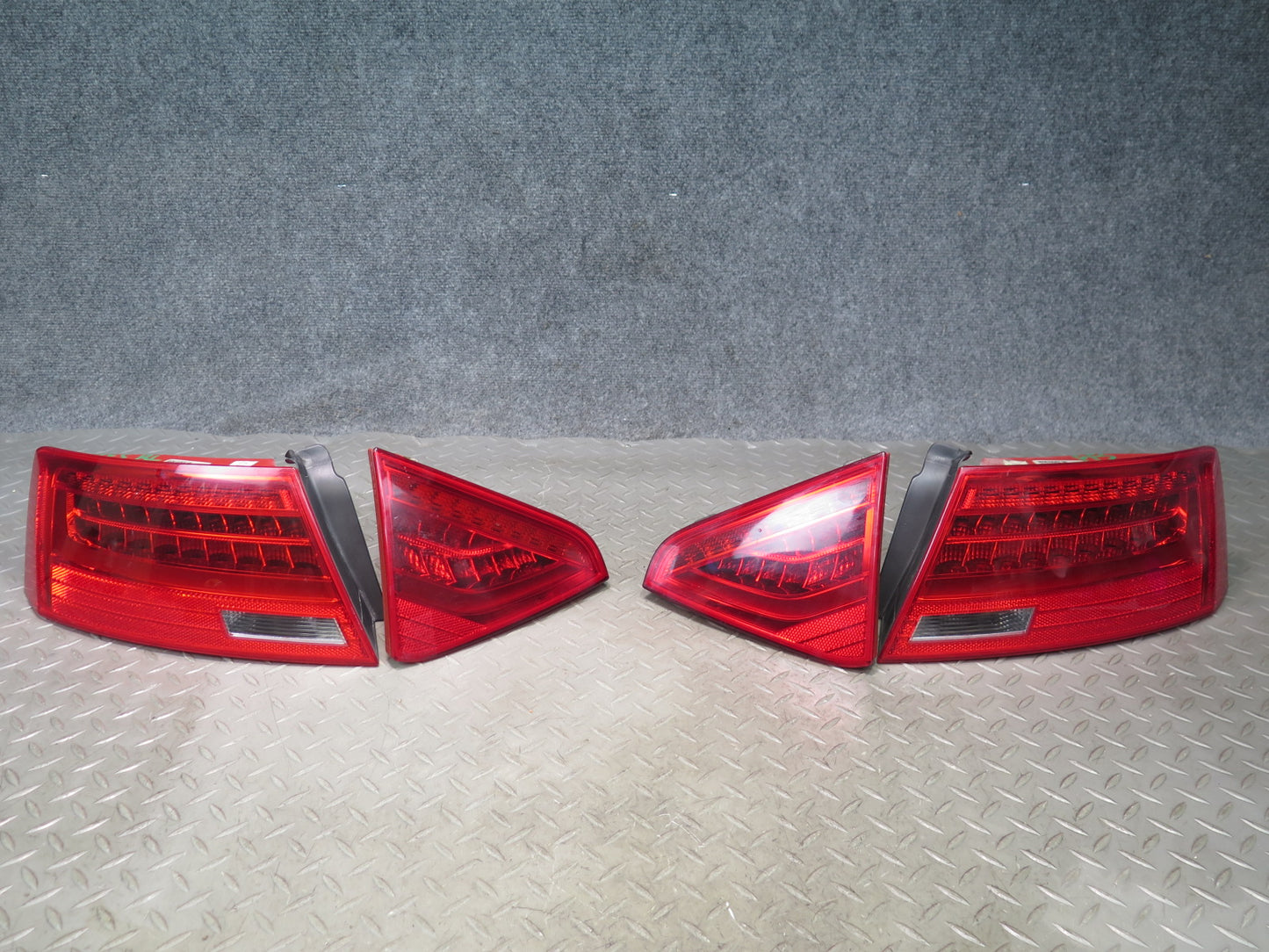 12-17 Audi S5 RS5 Set of 4 Rear Left & Right Inner & Outer Tail Light Lamp OEM