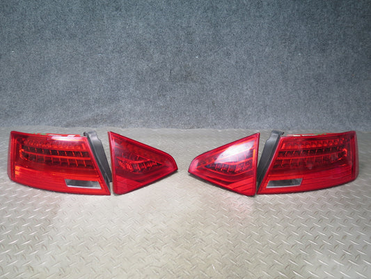 12-17 Audi S5 RS5 Set of 4 Rear Left & Right Inner & Outer Tail Light Lamp OEM