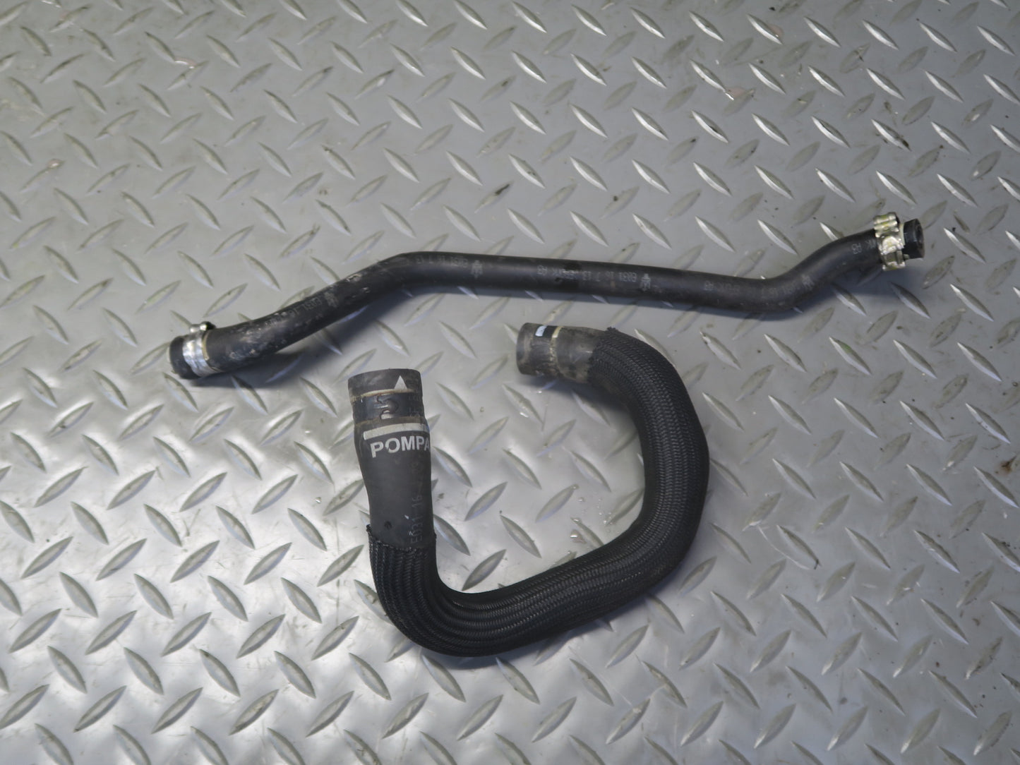 2014-2020 Maserati Ghibli M157 SQ4 3.0L Engine Water Coolant Hose Line Pipe Set