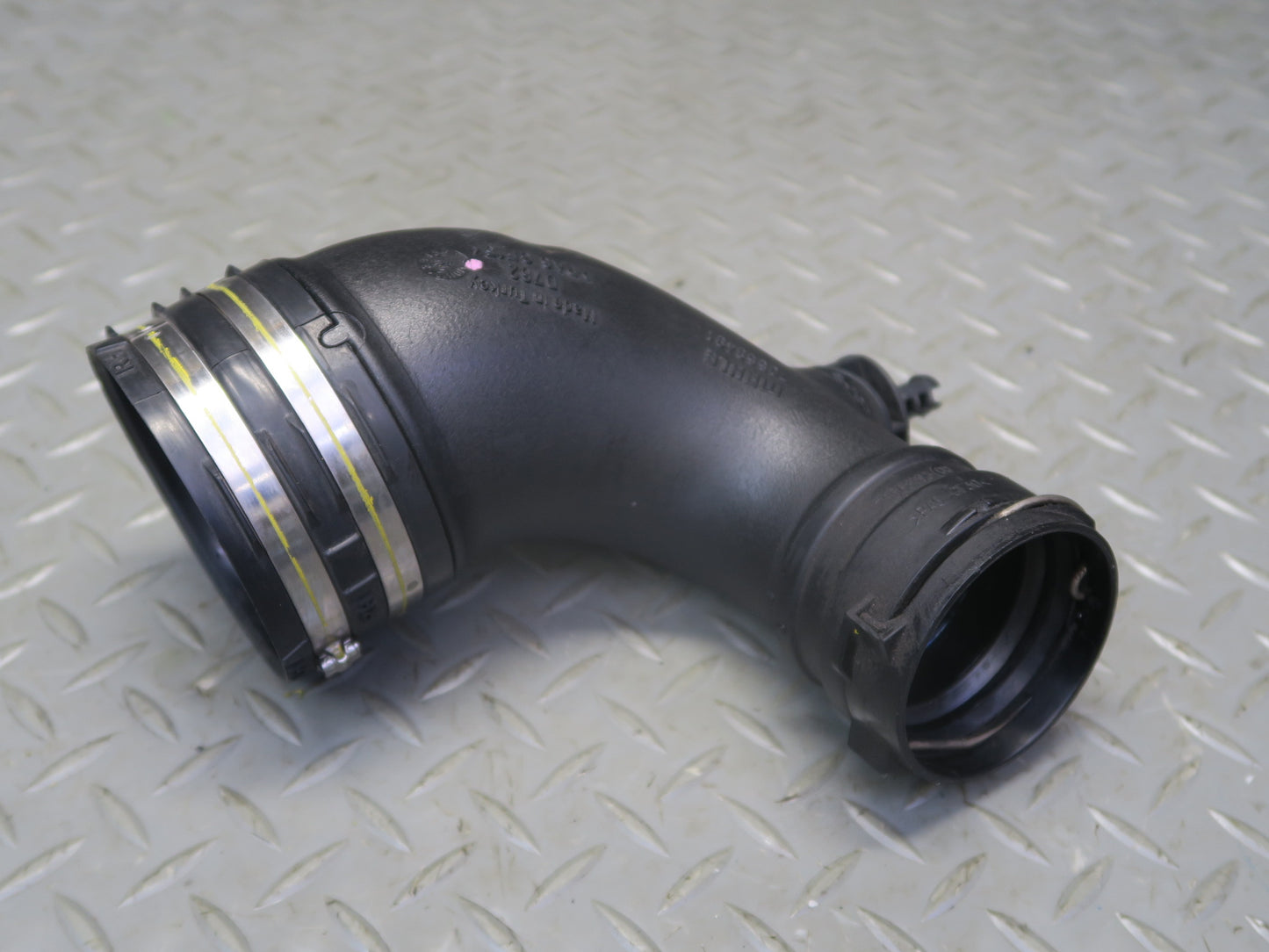 14-20 Maserati Ghibli M157 SQ4 Engine Left Air Cleaner Intake Duct Tube Hose