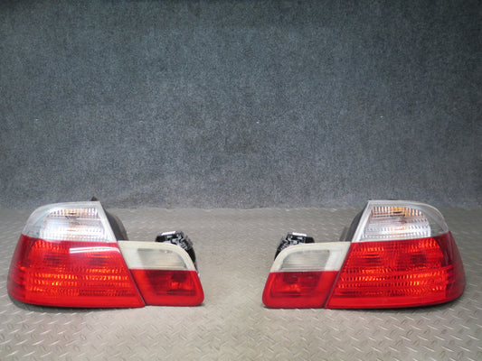 01-03 BMW E46 330ci Convertible Set of 4 Rear Outer & Inner Tail Light Lamp OEM