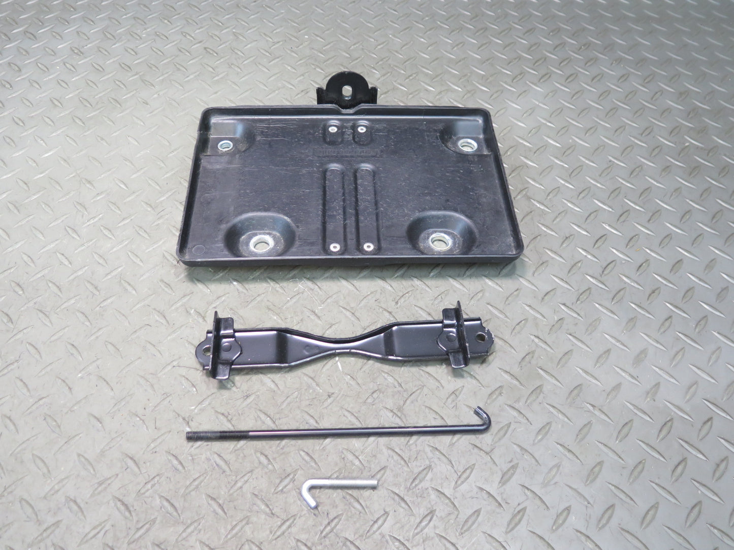09-20 Nissan 370Z Z34 Battery Tray Holder w Brackets Set OEM
