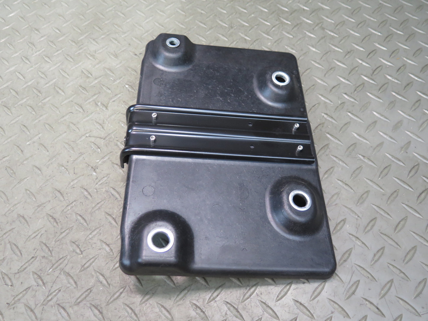 09-20 Nissan 370Z Z34 Battery Tray Holder w Brackets Set OEM