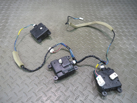 09-20 Nissan Z34 370Z Set of 3 A/C Heater Flap Door Actuator Motor Wiring OEM