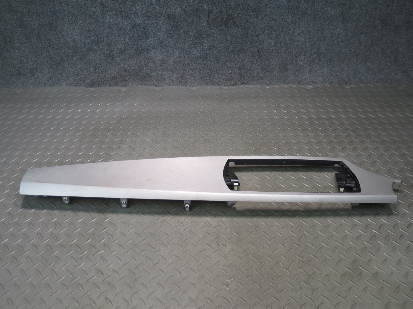 03-05 BMW E85 Z4 Set of 3 Left Right Dashboard Center Console Trim Aluminum OEM