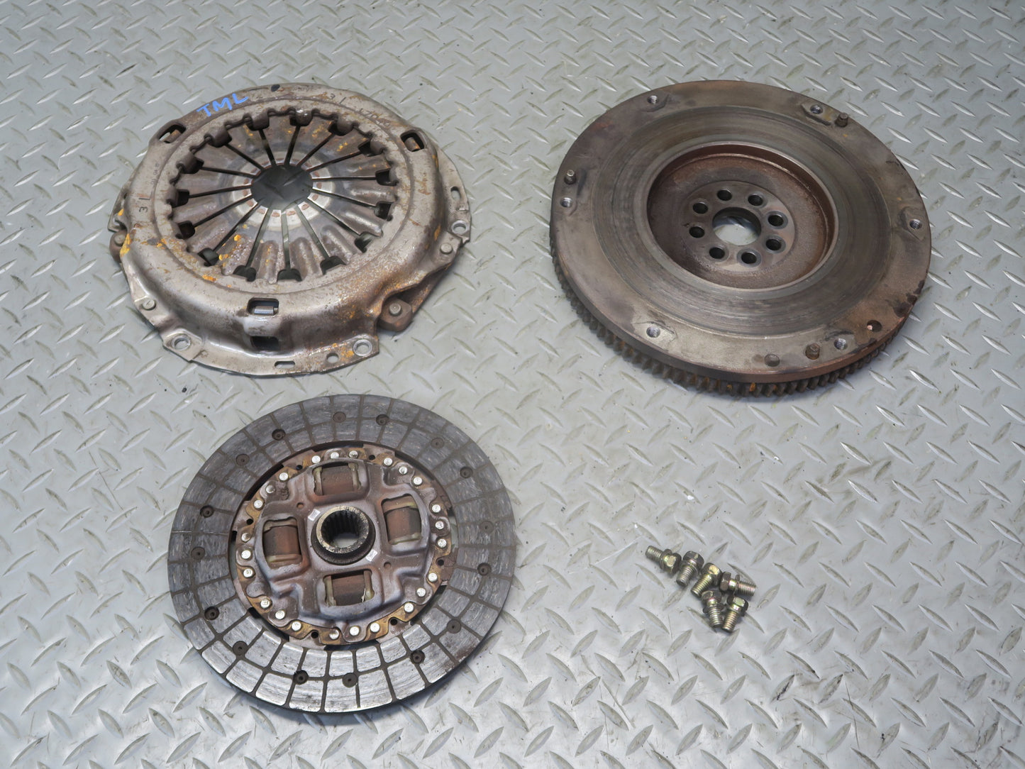 00-05 Toyota MR2 Spyder ZZW30L C56 M/T Flywheel Clutch Pressure Plate Set OEM
