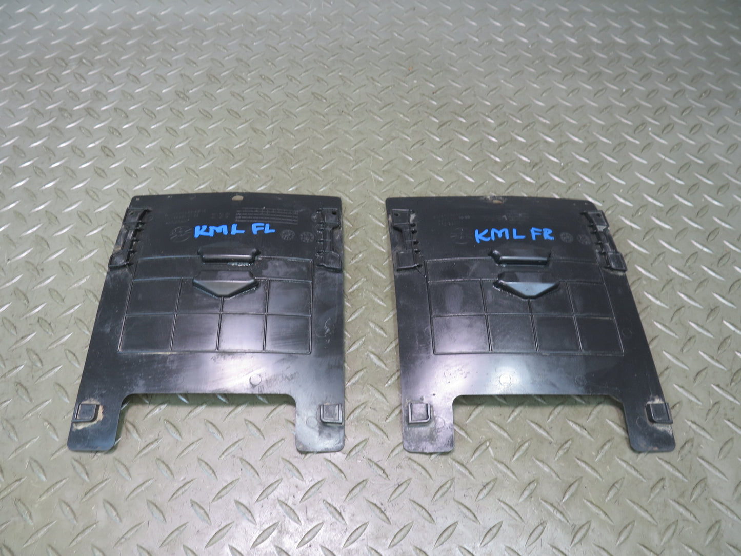 12-15 Mercedes W166 Ml-class Set of 2 Front Fender Liner Splash Shield Guard OEM