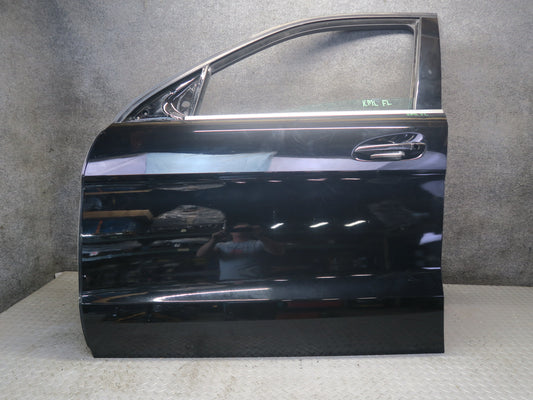 12-19 Mercedes W166 Ml-class Front Left Door Shell Panel w Glass Window OEM