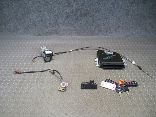 2004 Nissan Z33 350Z Convert A/T ECU ECM Ignition Door Glove Lock KEY Set OEM