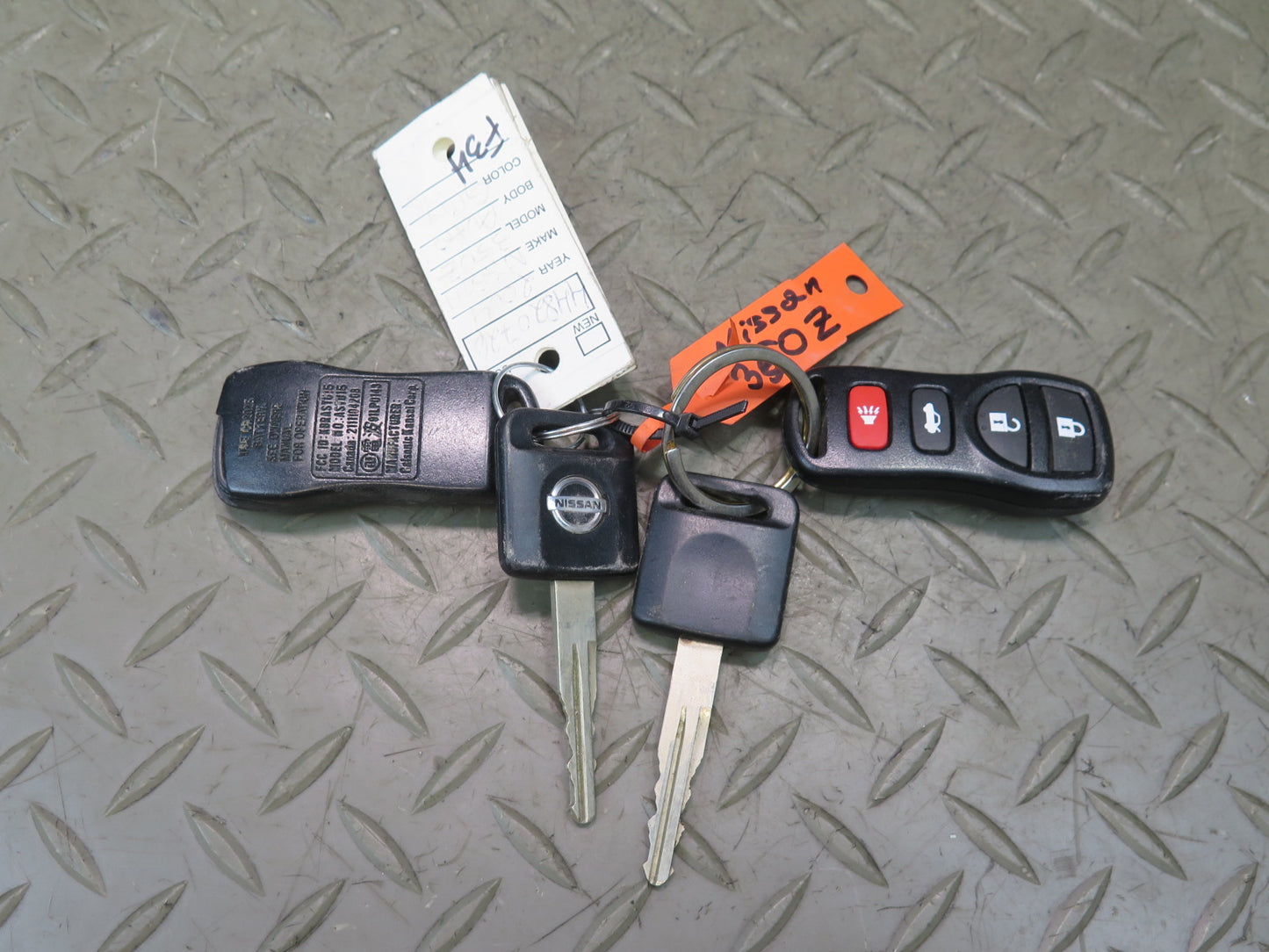 2004 Nissan Z33 350Z Convert A/T ECU ECM Ignition Door Glove Lock KEY Set OEM