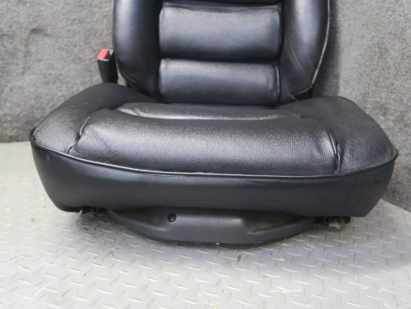 85-86 Porsche 928 S Front & Rear Left Right Side Power Seat Leather Black Set