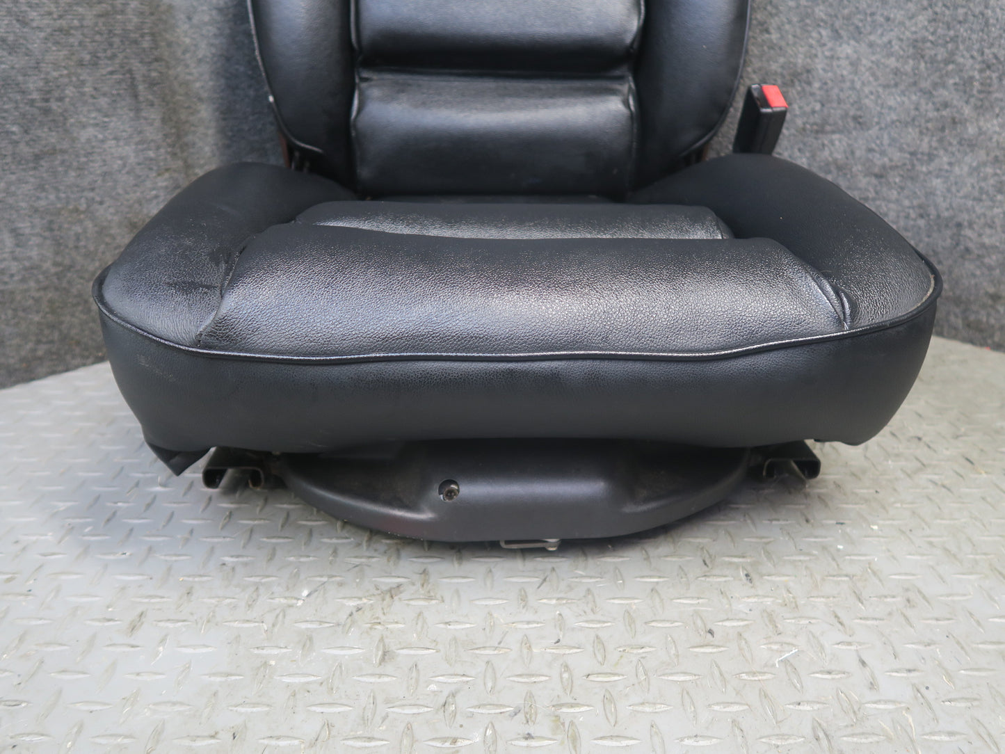 85-86 Porsche 928 S Front & Rear Left Right Side Power Seat Leather Black Set