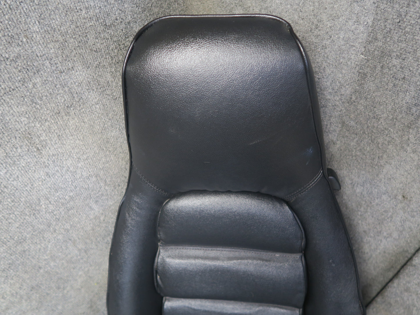 85-86 Porsche 928 S Front & Rear Left Right Side Power Seat Leather Black Set