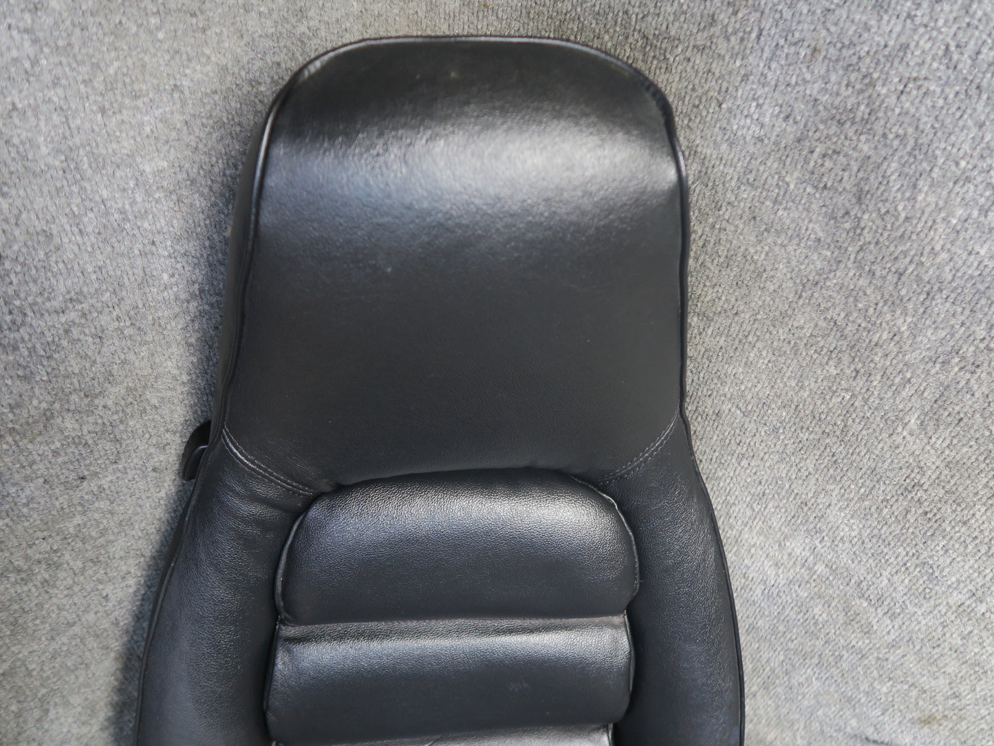 85-86 Porsche 928 S Front & Rear Left Right Side Power Seat Leather Black Set