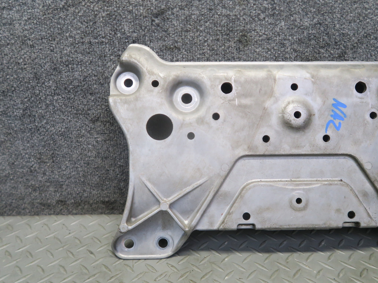 11-20 Nissan Z34 370Z Front Suspension Subframe Crossmember Stay Plate 31K OEM