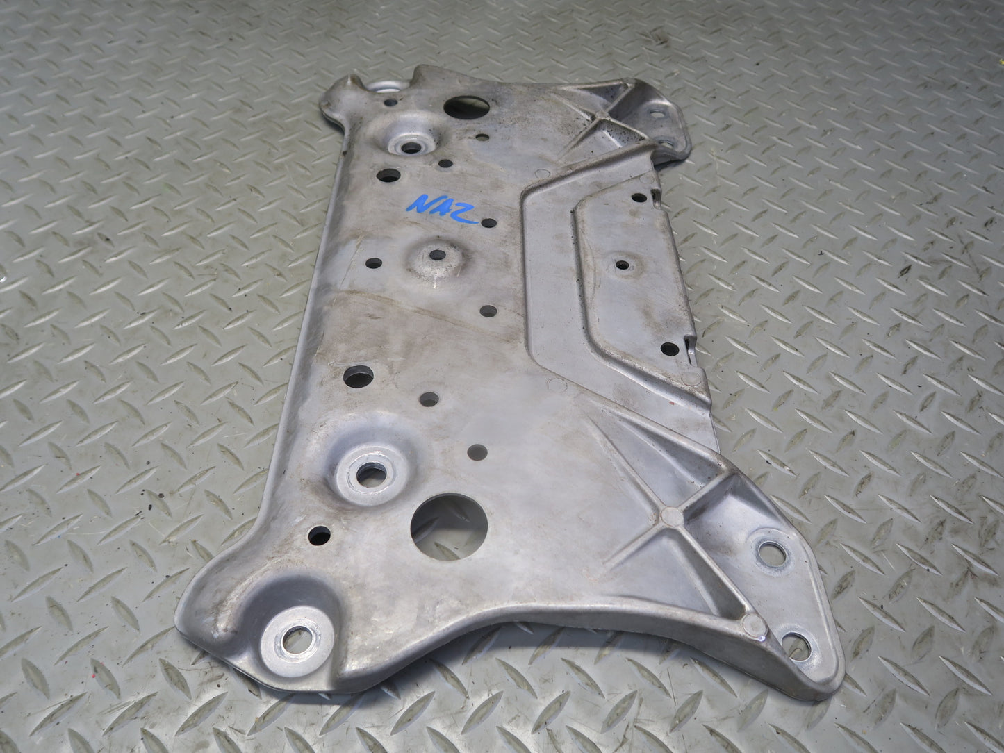 11-20 Nissan Z34 370Z Front Suspension Subframe Crossmember Stay Plate 31K OEM