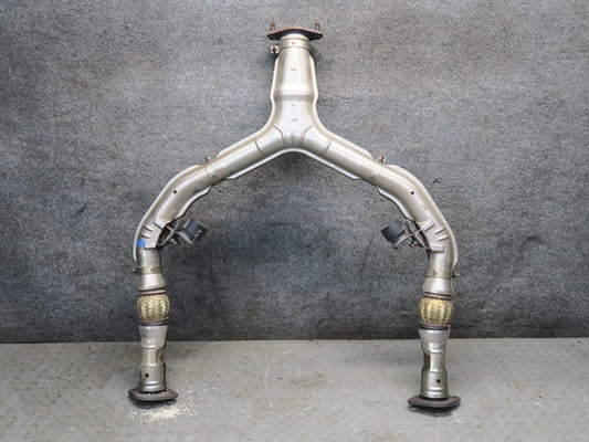 10-13 Nissan 370Z Z34 Front Exhaust Y Pipe Line 31K Miles OEM