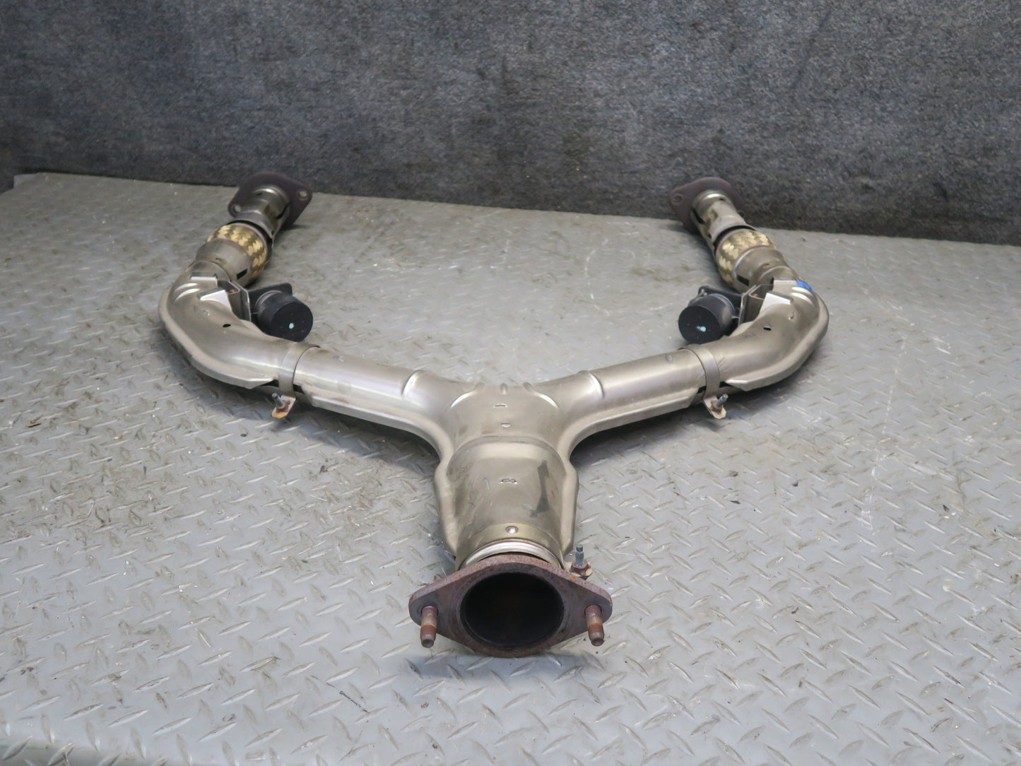 10-13 Nissan 370Z Z34 Front Exhaust Y Pipe Line 31K Miles OEM