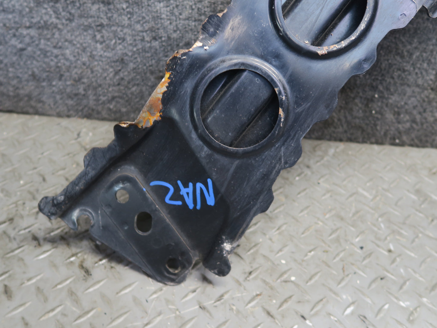 09-20 Nissan Z34 370Z Rear Suspension Crossmember Tunnel Stay Brace 31K Mile OEM