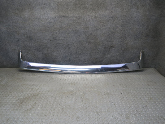 86-91 Mercedes W126 Rear Bumper Left Center Right Chrome Trim Cover Set OEM