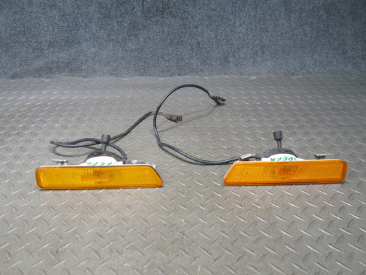 1984-1986 Porsche 928 Front Left & Right Side Marker Light Lamp Set of 2