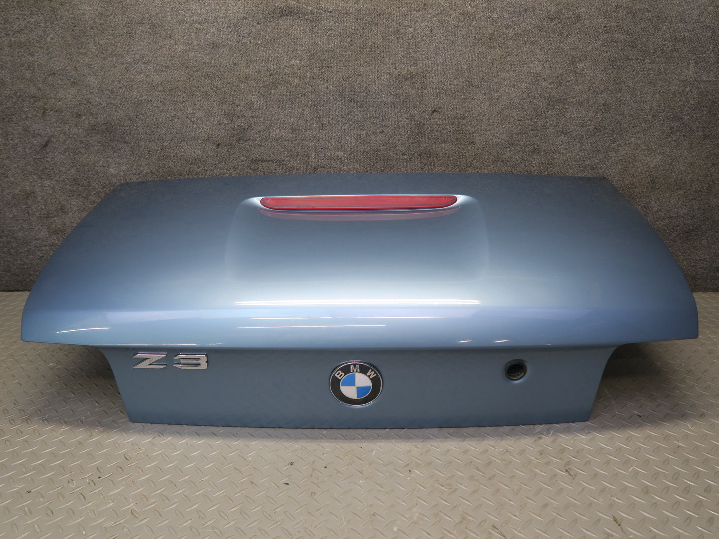 96-99 BMW E36/7 Z3 Roadster Rear Trunk Deck Lid Shell Cover Panel Blue OEM