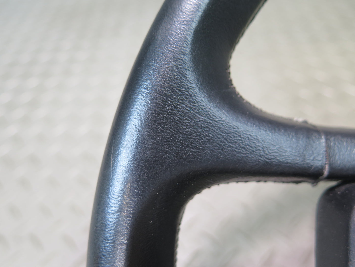 1984-1989 Porsche 928 Leather Steering Black w Horn Pad Cover