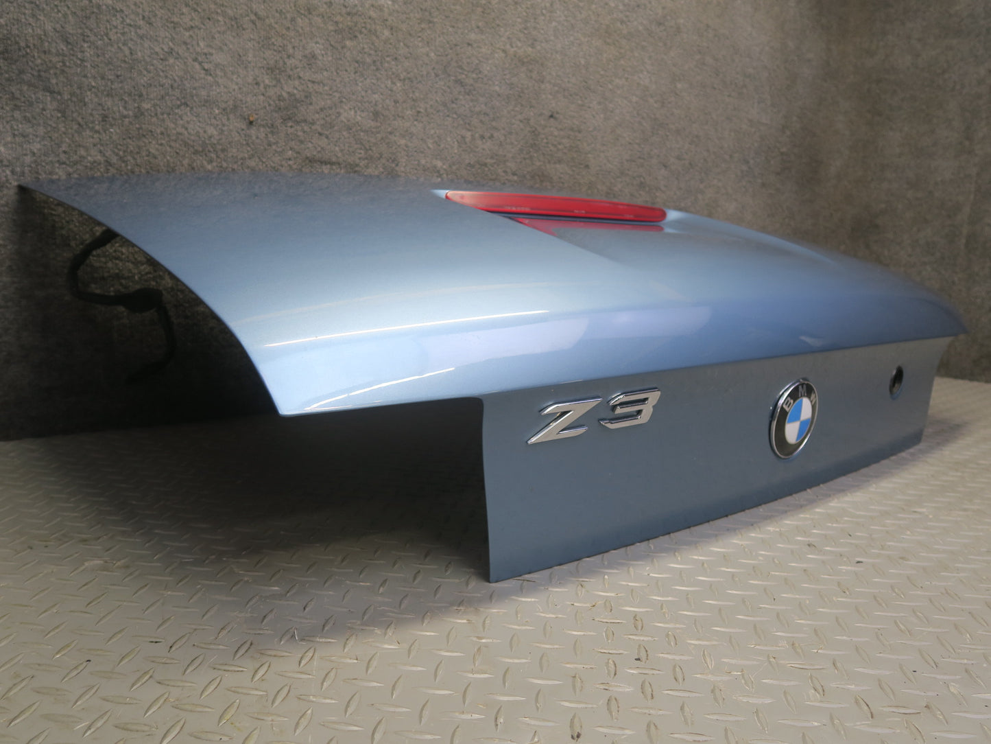 96-99 BMW E36/7 Z3 Roadster Rear Trunk Deck Lid Shell Cover Panel Blue OEM