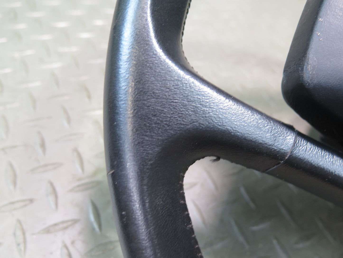 1984-1989 Porsche 928 Leather Steering Black w Horn Pad Cover