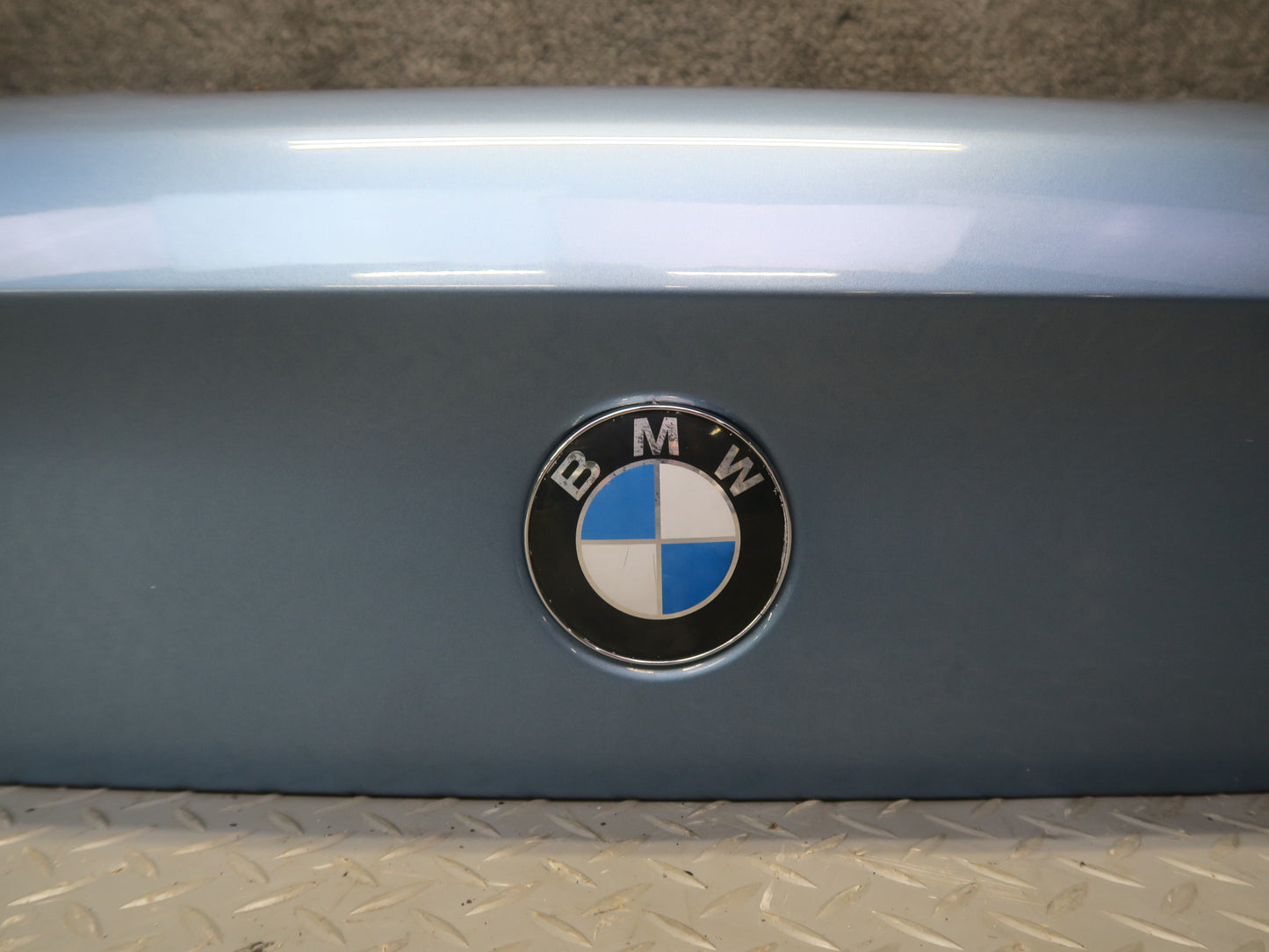 96-99 BMW E36/7 Z3 Roadster Rear Trunk Deck Lid Shell Cover Panel Blue OEM