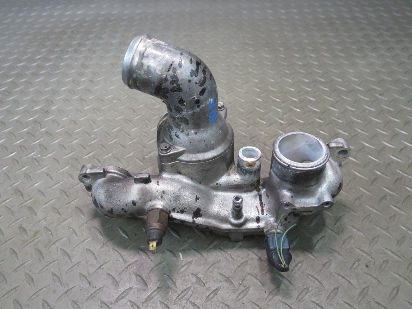 1987-1991 Porsche 928 S4 5.0L V8 Engine Coolant Thermostat Housing Assembly