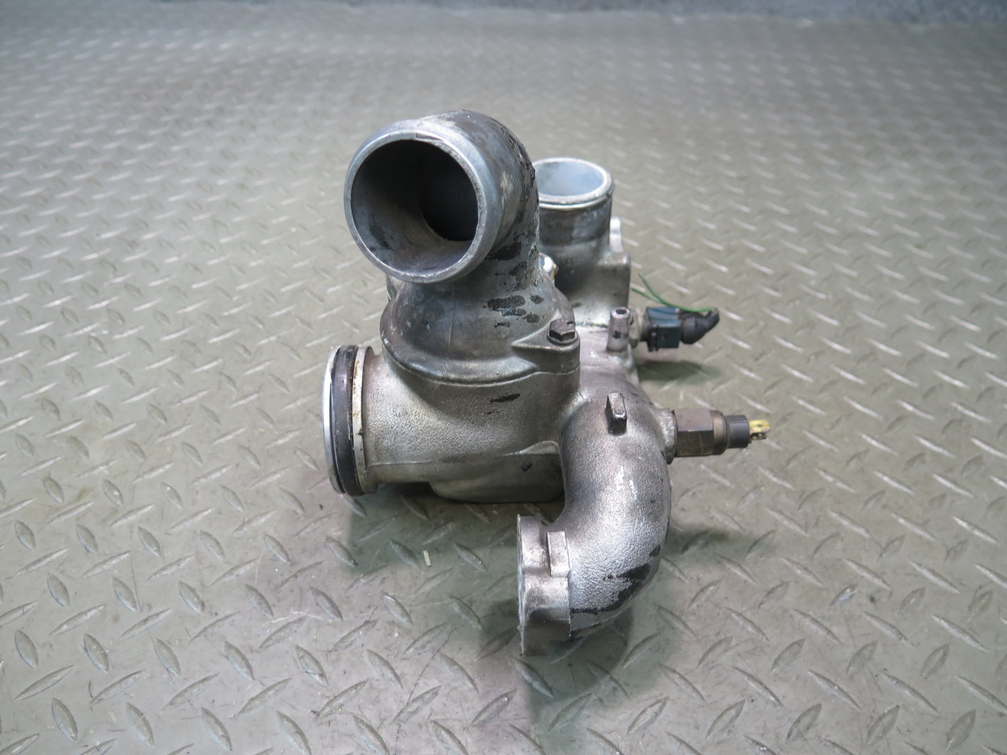 1987-1991 Porsche 928 S4 5.0L V8 Engine Coolant Thermostat Housing Assembly