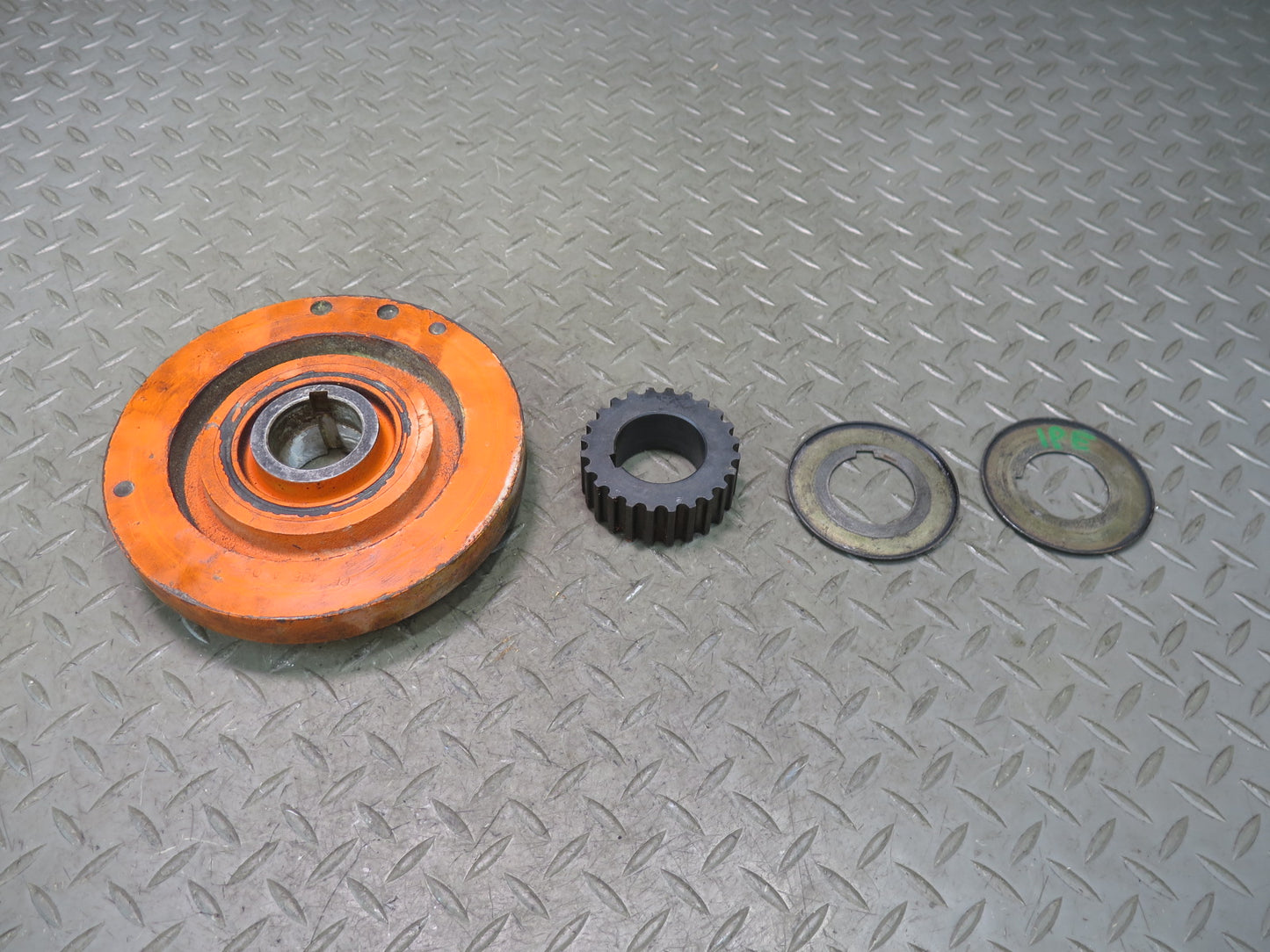 1987-1991 Porsche 928 S4 5.0L V8 Engine Motor Harmonic Balancer Damper Set