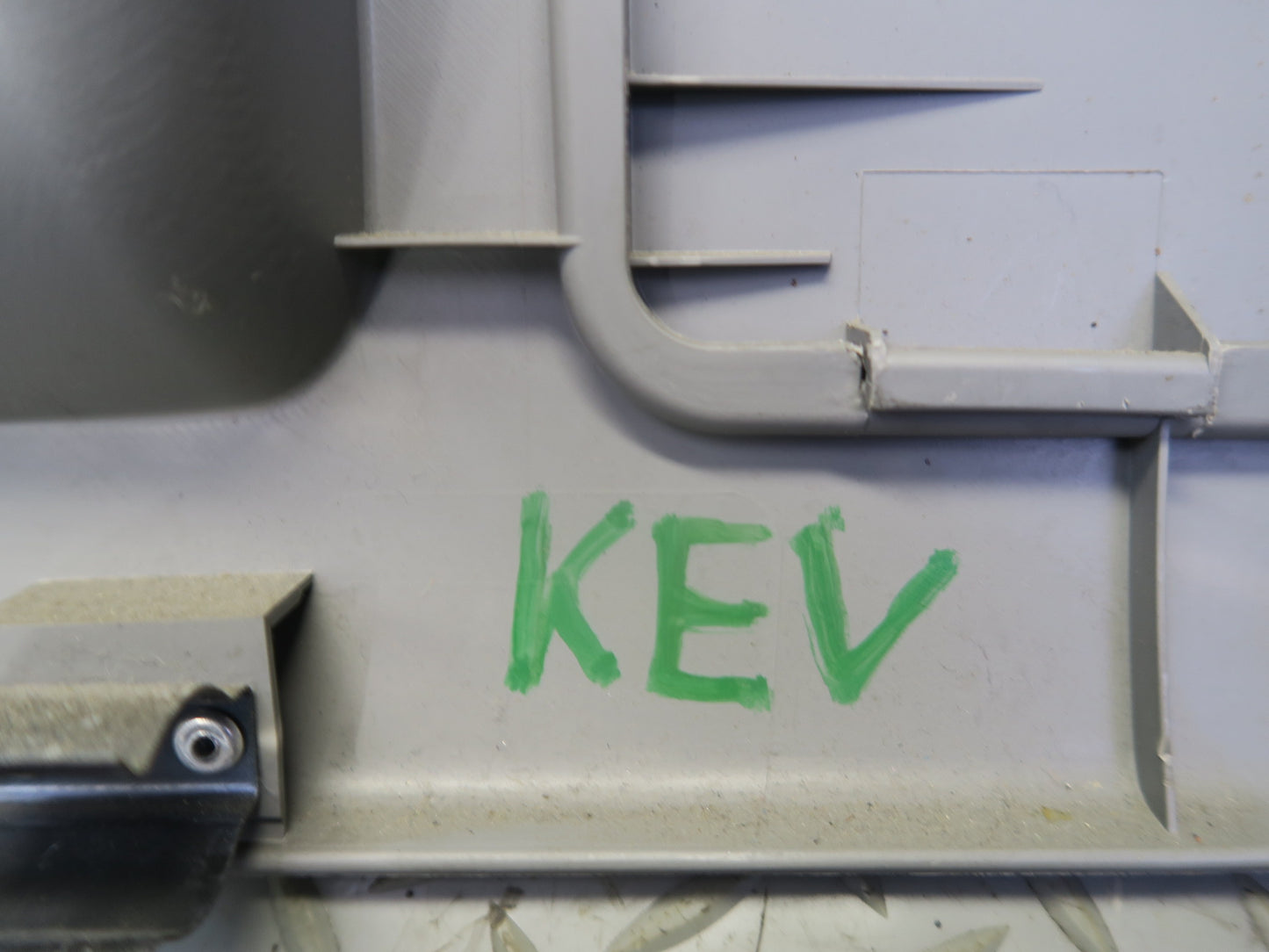 99-03 VW Eurovan T4 MV Rear Seat Lower Trim Cover Panel Access Bench Gray OEM