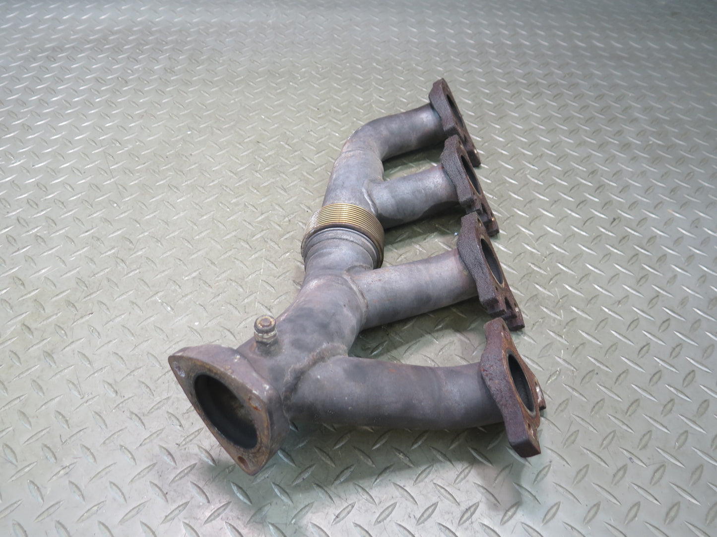 1987-1991 Porsche 928 S4 5.0L V8 Engine Left & Right Exhaust Manifold Set of 2