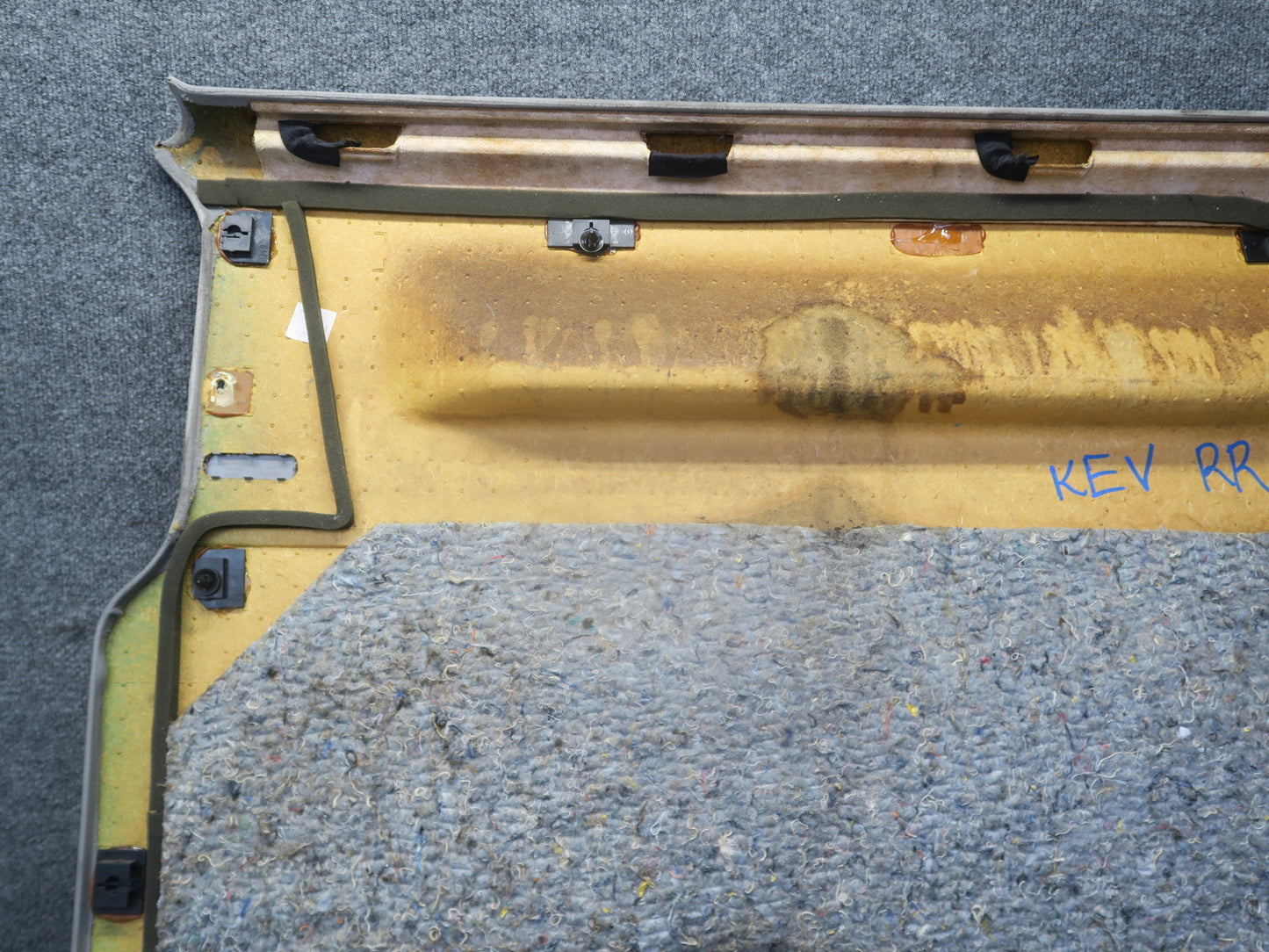 99-03 VW Eurovan T4 MV Right Sliding Door Interior Trim Cover Panel Gray OEM