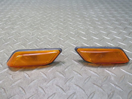 96-02 BMW E36/7 Z3 Front Left & Right Fender Marker Turn Signal Light Set OEM