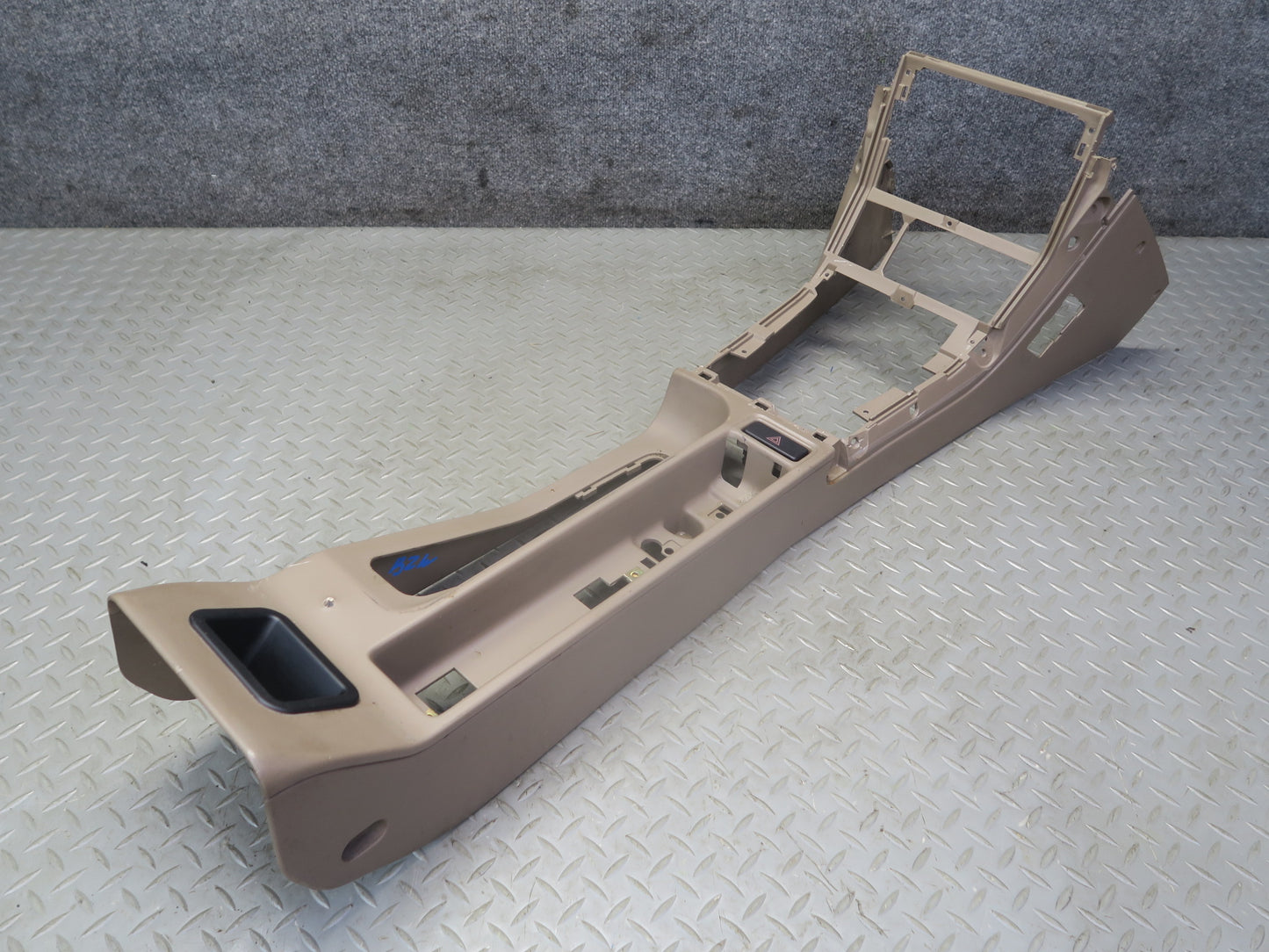 96-02 BMW E36/7 Z3 Roadster Center Console Trim Cover Panel Beige OEM