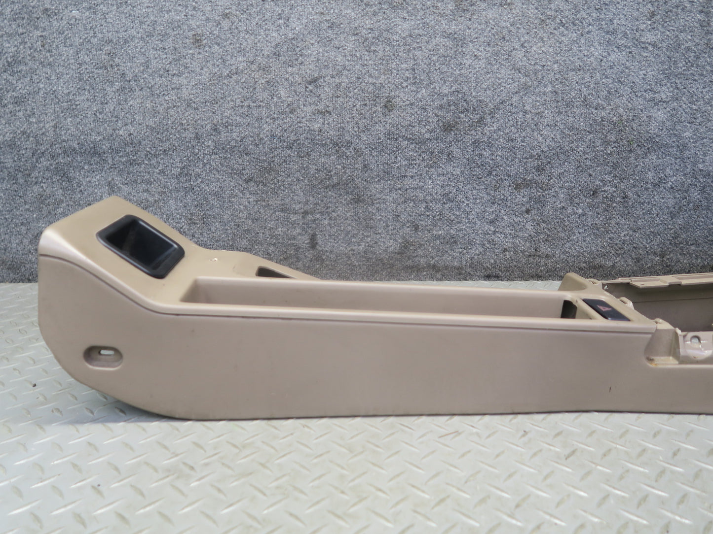 96-02 BMW E36/7 Z3 Roadster Center Console Trim Cover Panel Beige OEM