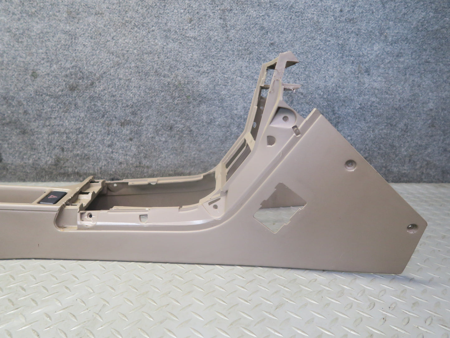 96-02 BMW E36/7 Z3 Roadster Center Console Trim Cover Panel Beige OEM