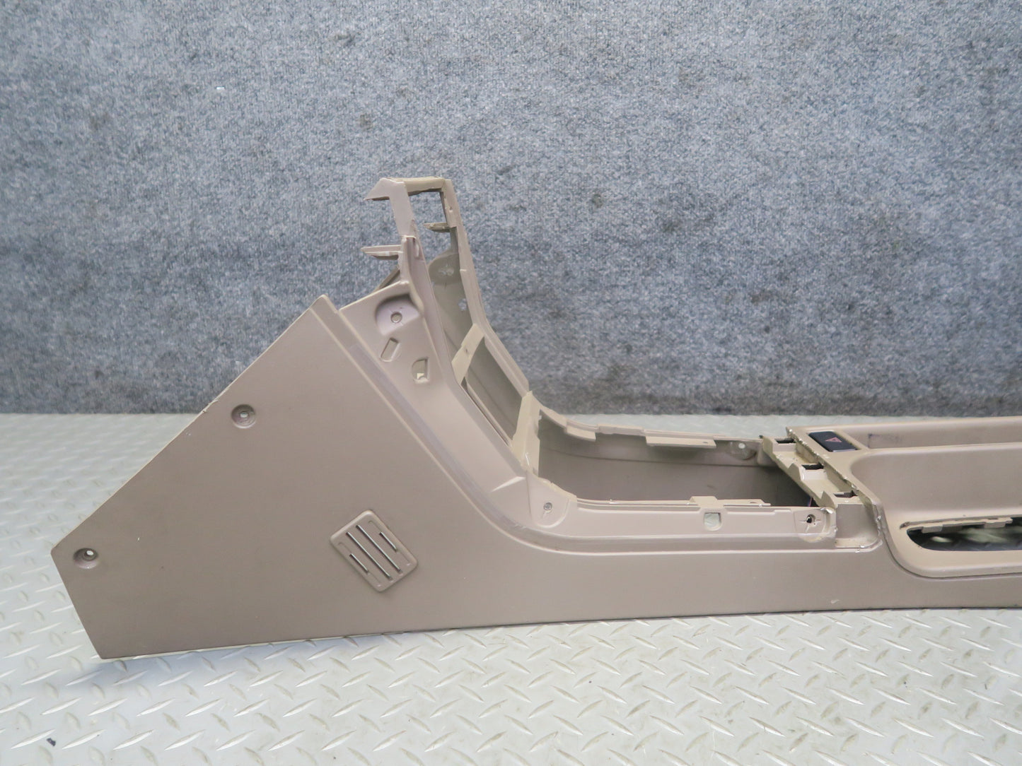 96-02 BMW E36/7 Z3 Roadster Center Console Trim Cover Panel Beige OEM