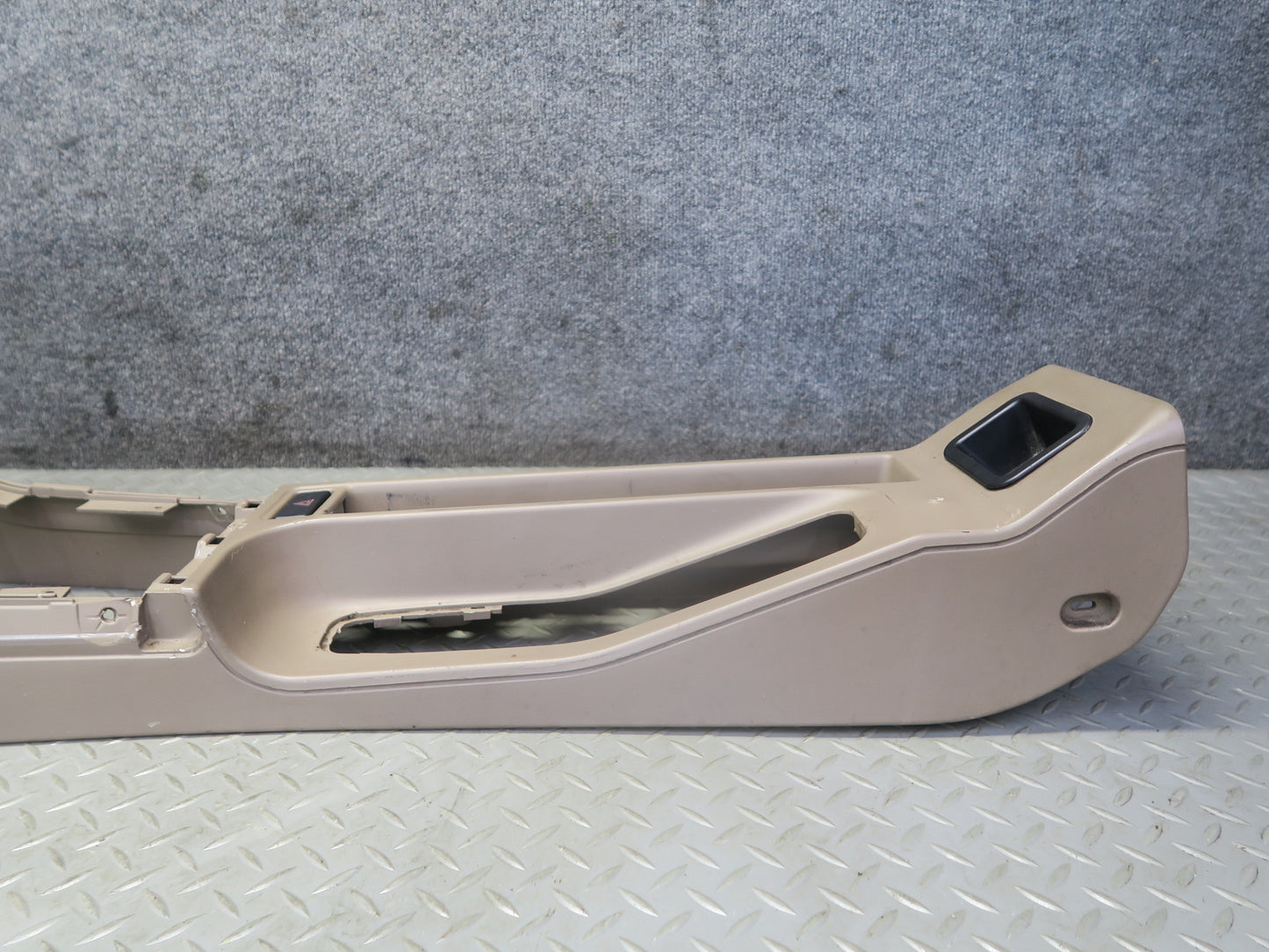 96-02 BMW E36/7 Z3 Roadster Center Console Trim Cover Panel Beige OEM