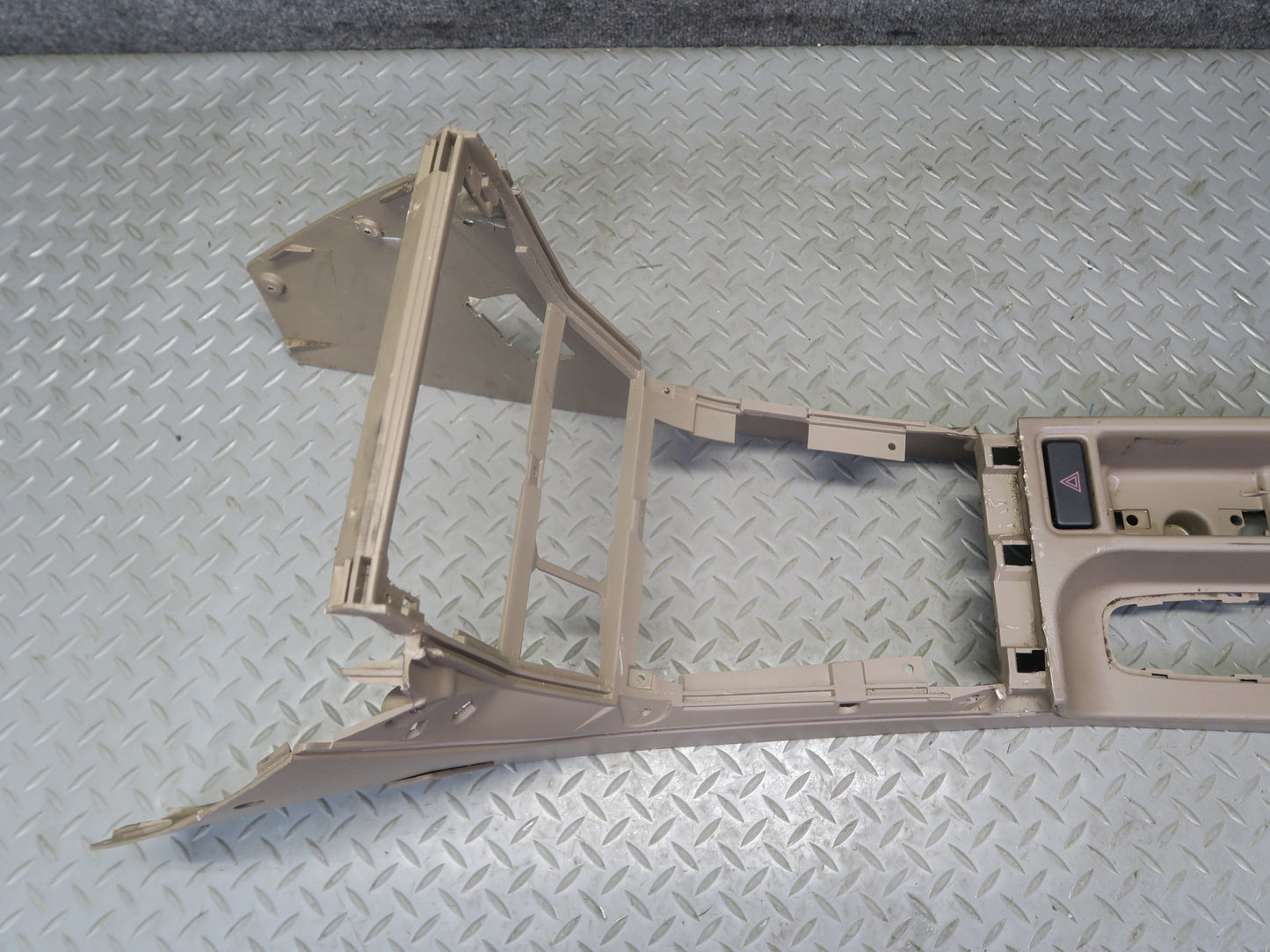 96-02 BMW E36/7 Z3 Roadster Center Console Trim Cover Panel Beige OEM